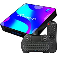 Los mejores  - Android TV Box 11- 2GB RAM 16GB ROM Android 11 Compatible con 4K 3D H.265- RK3318 Dual-WiFi 2.4g - 5g Smart TV Box con…